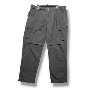 The North Face Paramount Peak Pants Mens XL Convertible Hiking UPF‎ Grey